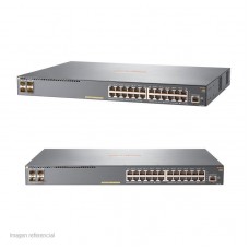 Switch Gigabit Ethernet HPE Aruba 2540, 24 RJ-45 GbE PoE+, 4 SFP+ 1/10 GbE.