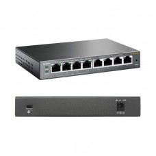 Switch TP-Link Easy Smart TL-SG108PE, 8 RJ-45 GbE (4 PoE), MDI/MDIX.