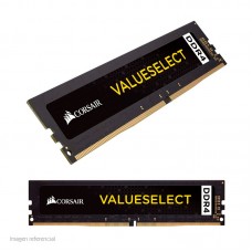 Memoria Corsair, 4GB, DDR4, 2666 MHz, PC4-21300, CL-18, 1.2V.