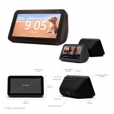 Pantalla inteligente Echo Show 5, 5.5" Touch, 960x480, Wi-Fi, Bluetooth, micrófono, 3.5mm.