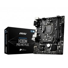 Motherboard MSI H310M PRO-M2 PLUS, LGA1151, H310, DDR4, SATA 6.0, USB 3.1, SN/VD/NW