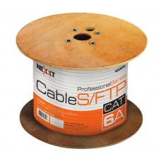 Cable S/FTP Nexxt Solutions Cat6a en Bobina tipo LSZH - Azul, 23 AWG, 305m