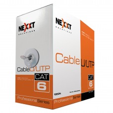Cable UTP Cat6 Nexxt Solutions Infrastructure en Bobina tipo LSZH - Gris, 305m 100ft