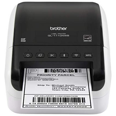 Impresora de etiquetas profesional Brother  QL-1110NWB, Ethernet, Bluetooth, Wi-Fi, USB