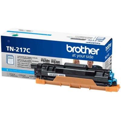 Toner Brother TN217C Cyan, HL-L3270CDW, DCP-L3551CDW, MFC- L3750CDW, 2300 Pag