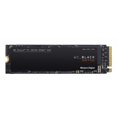 SSD Western Digital WD Black SN750, 500GB, PCIe Gen3, M.2 2280.