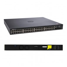 Switches Dell N1548P, 48 LAN GbE PoE+, 4 SFP+ 10GbE, 1U, 176 Gbps, 164 mpps