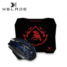 Mouse Xblade Gaming Stormrage + Pad Mouse 3200 Dpi Multicolor Black