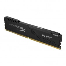 Memoria Kingston HyperX Fury Black, 8GB, DDR4, 2666 MHz, PC4-21300, CL16, 1.2V.