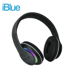 Audifono C/microf. Iblue Live Led Bluetooth/fm/micro Sd Dark Grey