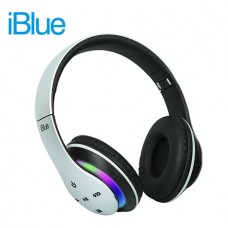 Audifono C/microf. Iblue Live Led Bluetooth/fm/micro Sd Silver