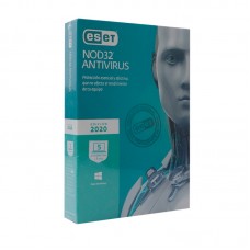 Software antivirus Eset Nod32, Edición 2020, 5PC, Presentación en caja.