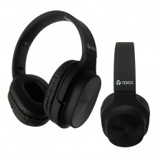 Auriculares Inalámbricos Teros TE-8080, Bluetooth, 3.5 mm, Radio FM