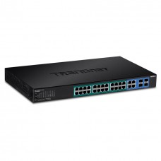 Switch PoE+ Web Smart TRENDnet TPE-5028WS Gigabit de 28 puertos