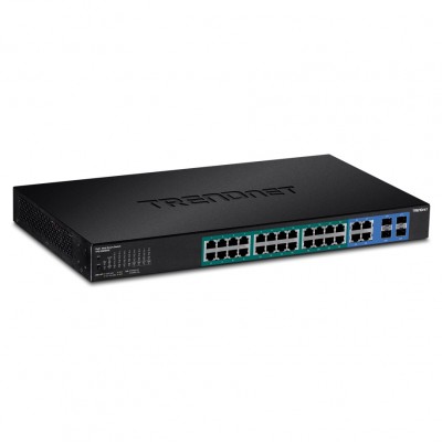 Switch PoE+ Web Smart TRENDnet TPE-5028WS Gigabit de 28 puertos