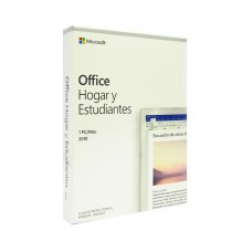 Microsoft Office Hogar y Estudiantes 2019, 1 PC, Español, Windows/Mac.