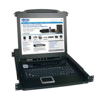 Consola KVM Tripp-Lite NetDirector B020-008-17, LCD 17", 8 puertos, 125V/230V, 1U.
