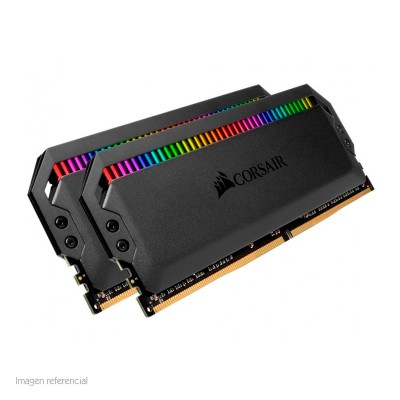 Kit Memoria Corsair Dominator RGB, 16GB (2 x 8GB), DDR4, 3200 MHz, PC4-25600, CL-16, 1.35V