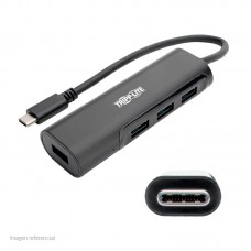 Hub USB Type-C, portátil Tripp-Lite U460-004-4AB, 4 Puertos USB 3.1, Thunderbolt, 5 Gbps
