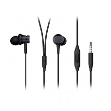 Auriculares Xiaomi in-Ear, Control de volumen, Micrófono, 3.5mm, 1.2 mts, Negro.