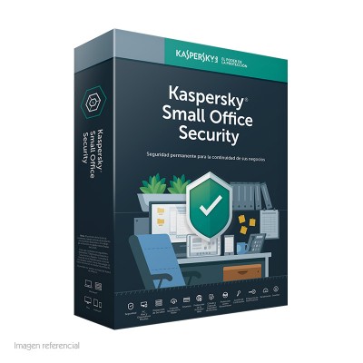 kaspersky small office security 10 pcs + 1 servidor, 1 año, Presentación en caja.