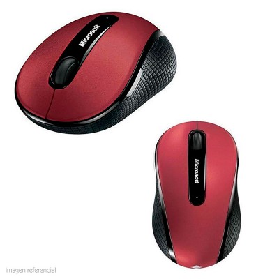 Mouse Microsoft Inalambrico 4000 Red