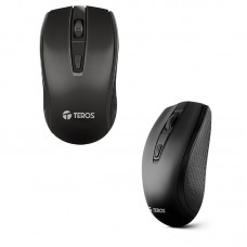 Mouse óptico Inalambrico Teros TE-5061N, USB, 2.4GHz