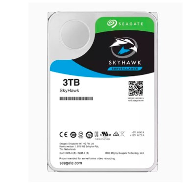 Disco duro Seagate Skyhawk Surveillance, 3TB, SATA 6.0 Gbps, 256MB Cache, 3.5".