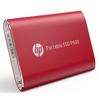 SSD externo HP P500, 500GB, Red, USB 3.1 Tipo-C, Rojo