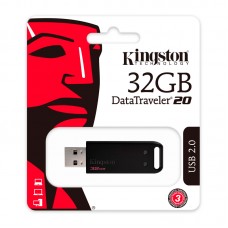 Memoria USB Kingston DataTraveler DT20, 32GB, USB 2.0, Negro