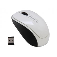 Mouse óptico inalámbrico Microsoft Mobile 3500, 1000dpi, BlueTrack, Receptor USB, Blanco.