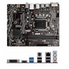Motherboard MSI H410M-A PRO, LGA1200, DDR4, SATA 6.0 Gb/s, HDMI, DVI-D, HD AUDIO, USB 3.2.
