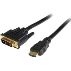 Cable HDMI a DVI 1m - DVI-D Macho - HDMI Macho - Adaptador - Negro