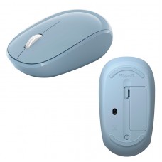 Mouse óptico Bluetooth Microsoft, 1000dpi, 2.4GHz, Azul Pastel.