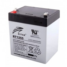 Batería RITAR RT1255 12V 5.5AH AGM VRLA [ 90 x 70 x 101(107)mm ] F1/F2