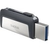 Memoria Usb 3.1 Sandisk 128Gb Ultra Dual Drive USB Type-A y Type-C OTG 150 MB/s