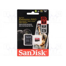Memoria Sandisk Microsd De 32Gb Extreme Pro Cl10 Uhs-I U3 95/90 Mb/S