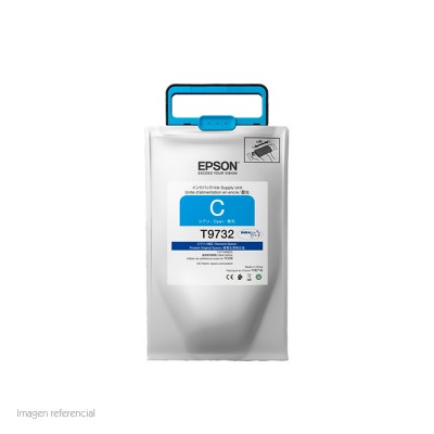 Bolsa de tinta EPSON DURABrite Pro T973220, color cyan.