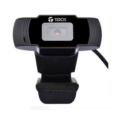 Cámara web Teros TE-9060, hasta 720p, micrófono incorporado, USB 2.0.