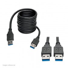 Cable USB 3.0 Tripp-Lite U320-006-BK, Negro, A/A, 1.83m, 28/24 AWG