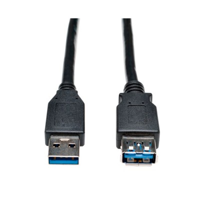 Cable de Extensión USB 3.0 SuperSpeed (M/H) Negro, 1.83 m (6 pies)