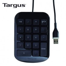 Teclado Numérico Targus AKP10US, cable USB, Plug and Play, Negro.