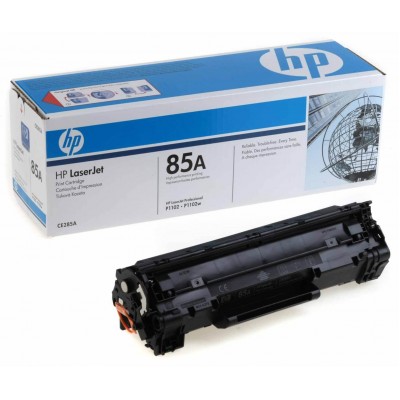 Cartucho de impresión HP LaserJet 85A (CE285A), color negro