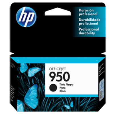 Cartucho de tinta HP Officejet 950 (CN049AL), color negro, cantidad 24ml