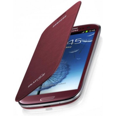 Flip Cover Red Wine Samsung P/Galaxy SIII