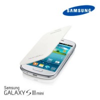 Flip Cover White Samsung P/Galaxy Siii Mini