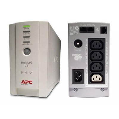UPS APC BK500EI, Standby, 300W, 500VA, 230V, Interface USB, 6 salidas.
