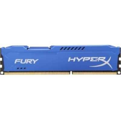 Memoria Kingston HyperX Fury Blue, 4GB, DDR3, 1866MHz, CL10.