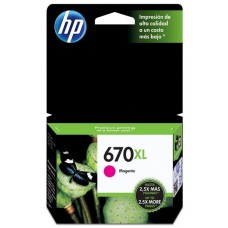 Cartucho de tinta HP 670XL, color magenta, para Deskjet Ink Advantage