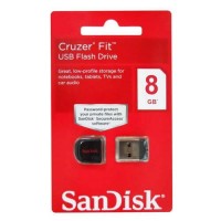 Memoria Flash USB SanDisk Cruzer, 8GB, USB 2.0, presentación en colgador.
